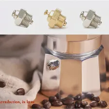 Предохранительный клапан, клапан сброса давления для Bialetti moka pot, двойной клапан, кофейник moka, аксессуары для кастрюль (art.: 3920c1abfe700)