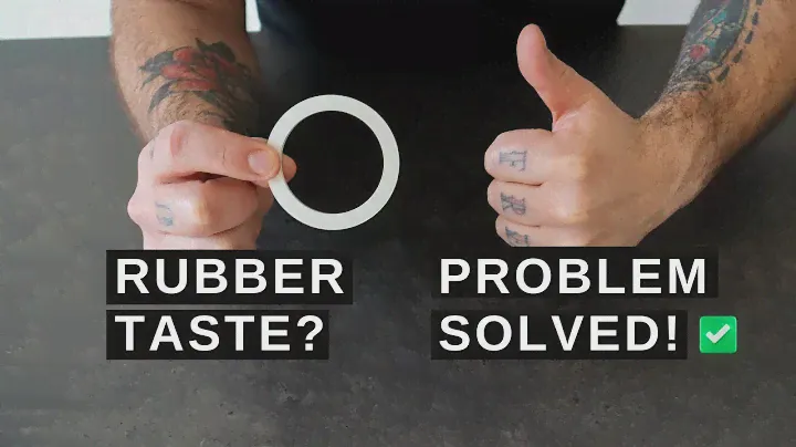 How To Remove The Rubber Smell From MOKA POT Gasket!