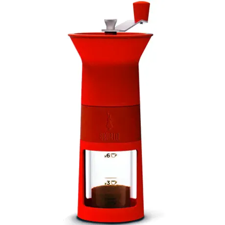Bialetti красная ручная кофемолка-0