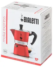 Кофеварка Bialetti Moka Express Color (3 порции) red emotion