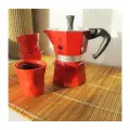 Подарочный набор: MOKA Together 3п. + 3 красных стаканчика, Bialetti-1