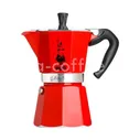 Гейзерная кофеварка Bialetti Moka Express Moka Red 6 порции 240 мл 4943