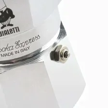 Итальянская Kофеварка Bialetti Moka Express Серебристый Алюминий Металл 60 ml 1 Чашка