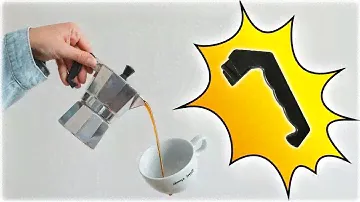 Replacing the handle of a Moka-style coffee maker imitation
