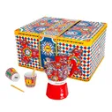 Набор Bialetti Dolce&Gabbana:кофеваркана2порциии2чашки,Красный;разноцветный