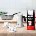 Турка Bialetti Venus - чёрная из нержавеющей стали - 4 чашки - термопластик - Venus