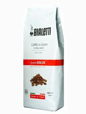 Кофе Bialetti Gusto Dolce в зернах 500 г.-0