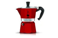 Кофеварка гейзерная Bialetti Moka Express Красная 3 чашки, 00010645266