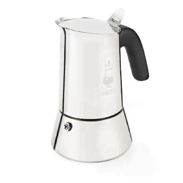 Кофеварка гейзерная Bialetti New Venus 7256 серебристая-0