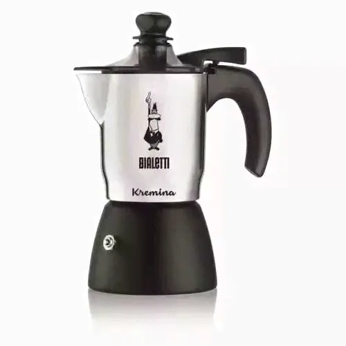 Кофеварка гейзерная Bialetti KREMINA (с вспенивателем) 3 чашки-0