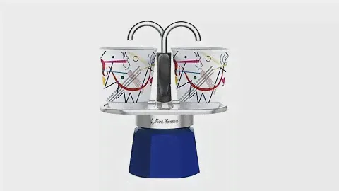 Bialetti Mini Moka Express unboxing and coffee brewing demonstration