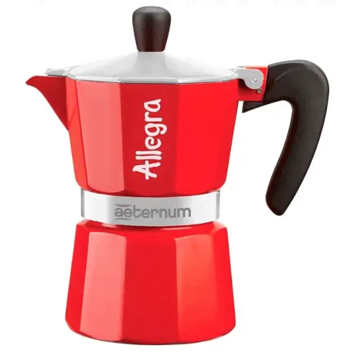 Bialetti "Aeternum Allegra", 3 порции, красная-0