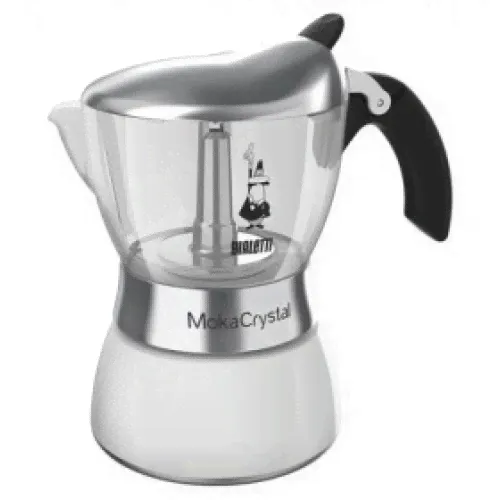 Гейзер Bialetti Moka Crystal 6 п. (белый)