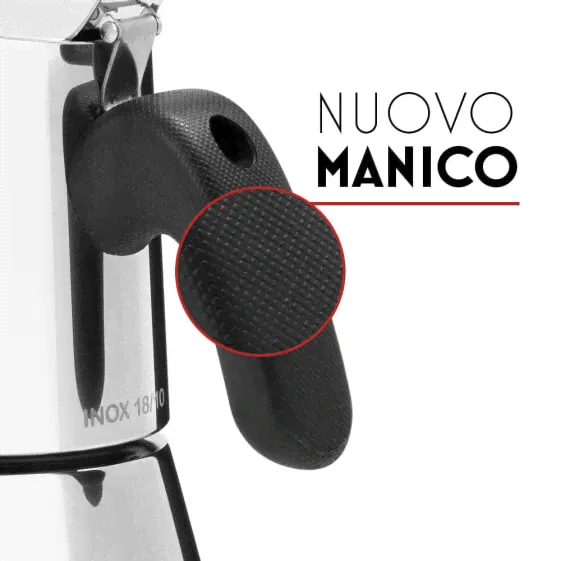 Турка Bialetti Venus - чёрная из нержавеющей стали - 4 чашки - термопластик - Venus-1