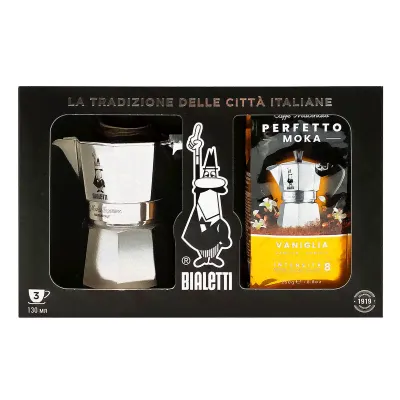 Набор Bialetti кофе Moka Manigllia 250г + кофеварка Moka Express-0