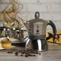 Кофеварка гейзерная Bialetti Moka Induzione Gold для всех видов плит - на 3 чашки (Италия)
