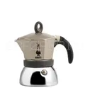 Кофеварка гейзерная Bialetti Moka Induzione Gold для всех видов плит - на 3 чашки (Италия)